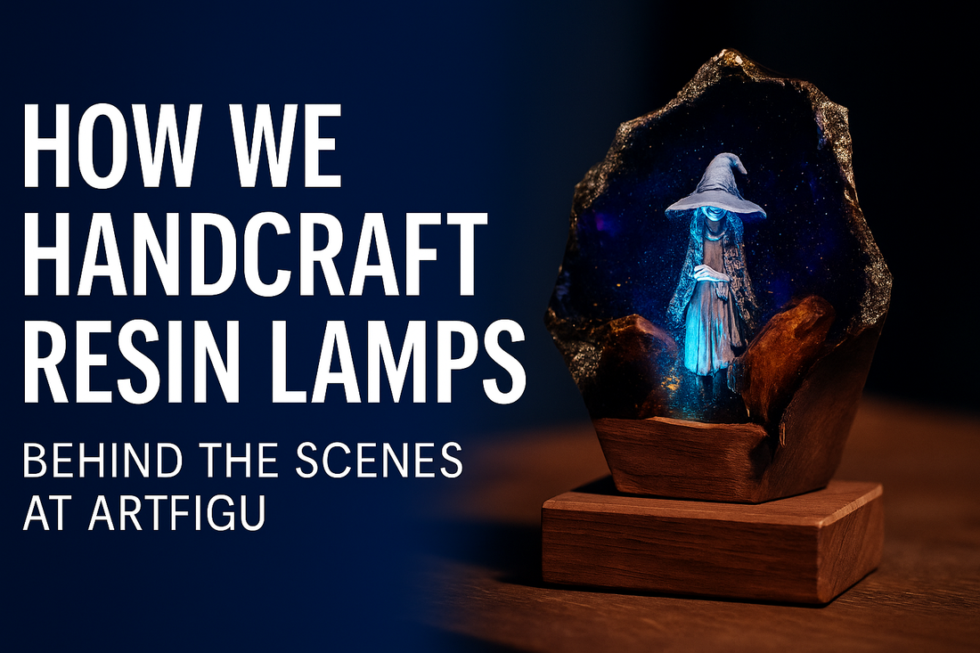 How We Handcraft Resin Lamps | Behind the Scenes at ArtFIGU
