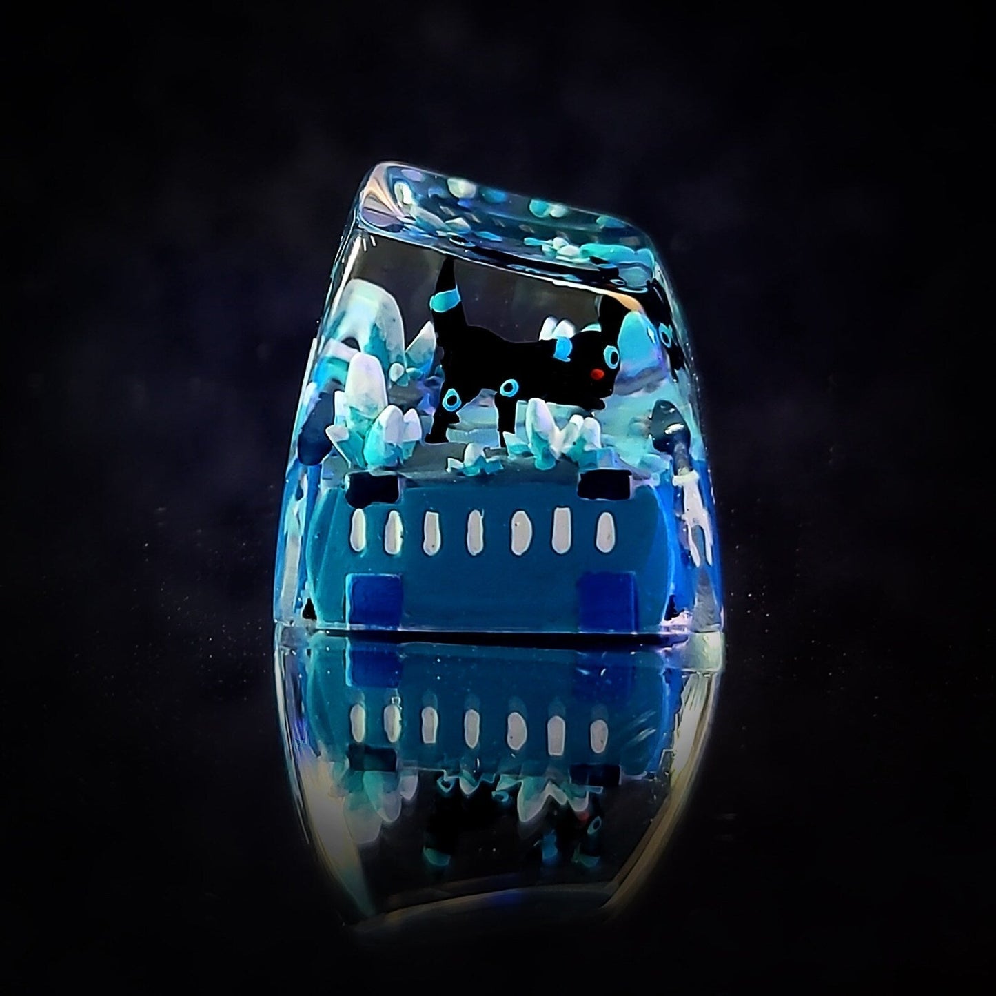 Pokemon Umbreon Artisan Keycaps