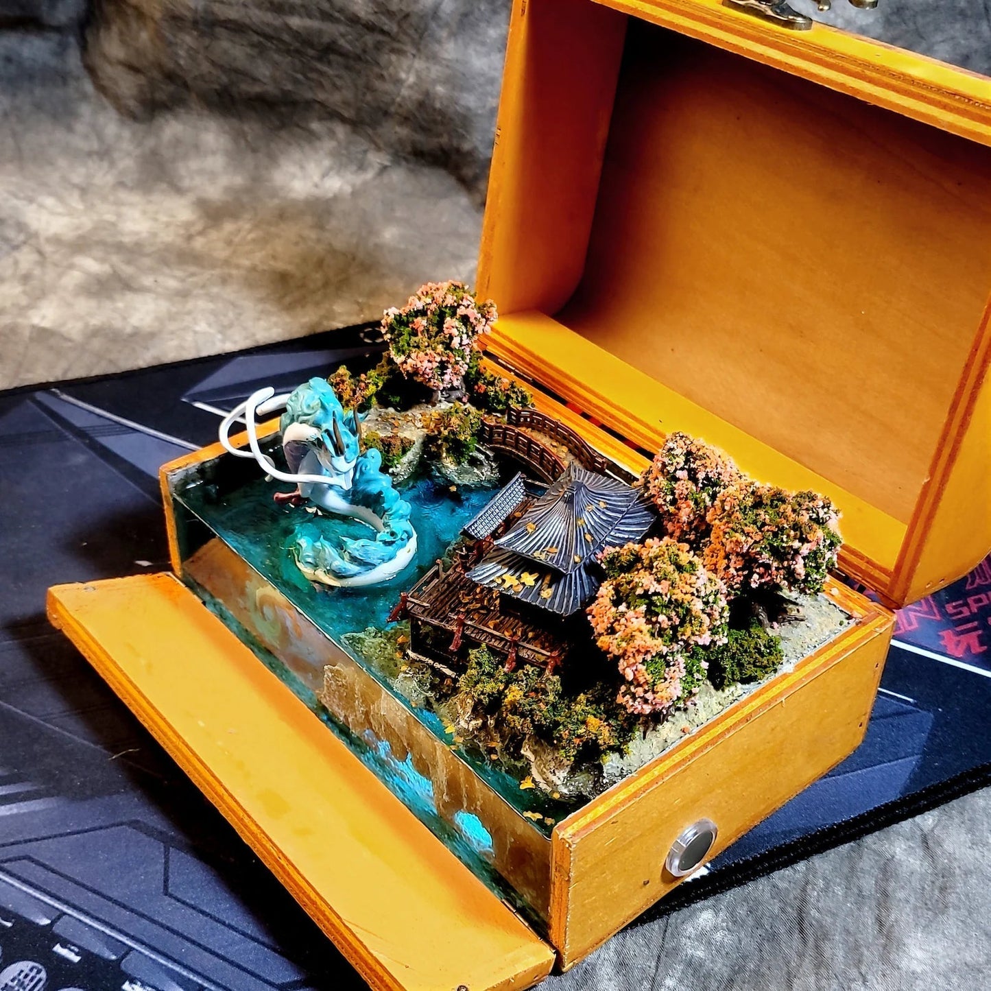 Dragon Haku Ghibli Japan Temp Diorama Treasure Mistery Box Gift