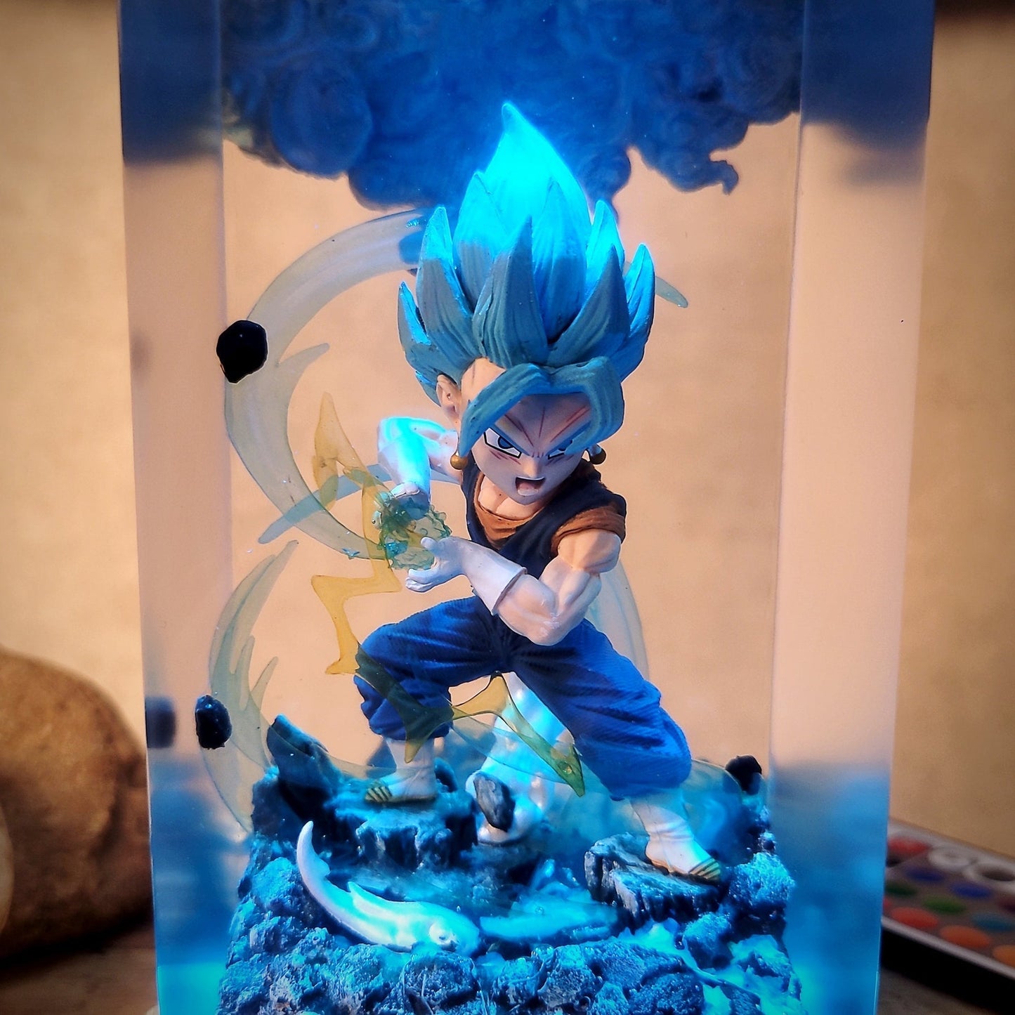 Dragon Ball Gogeta Chibi Diorama Wireless Lights
