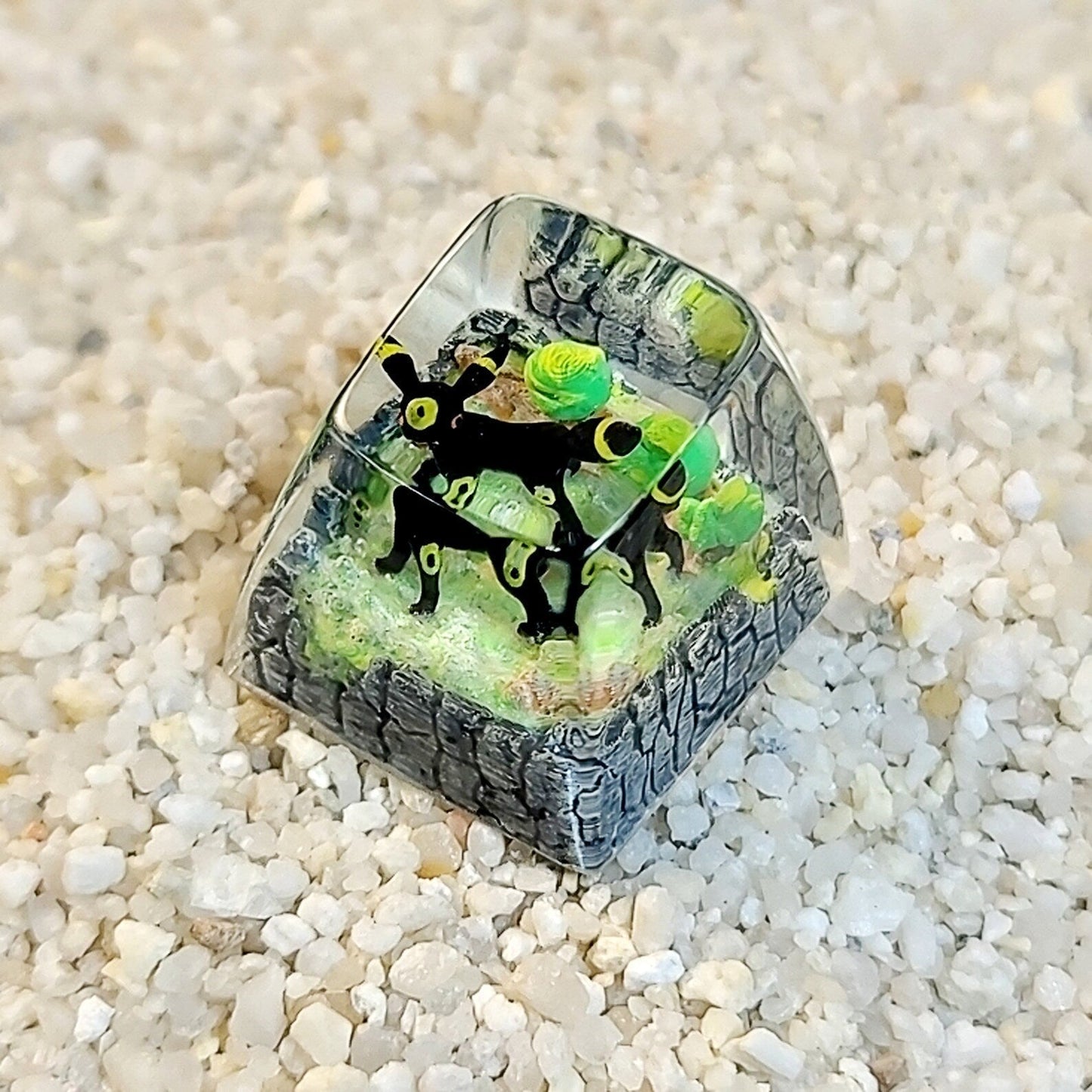 Pokemon Umbreon Artisan Keycaps