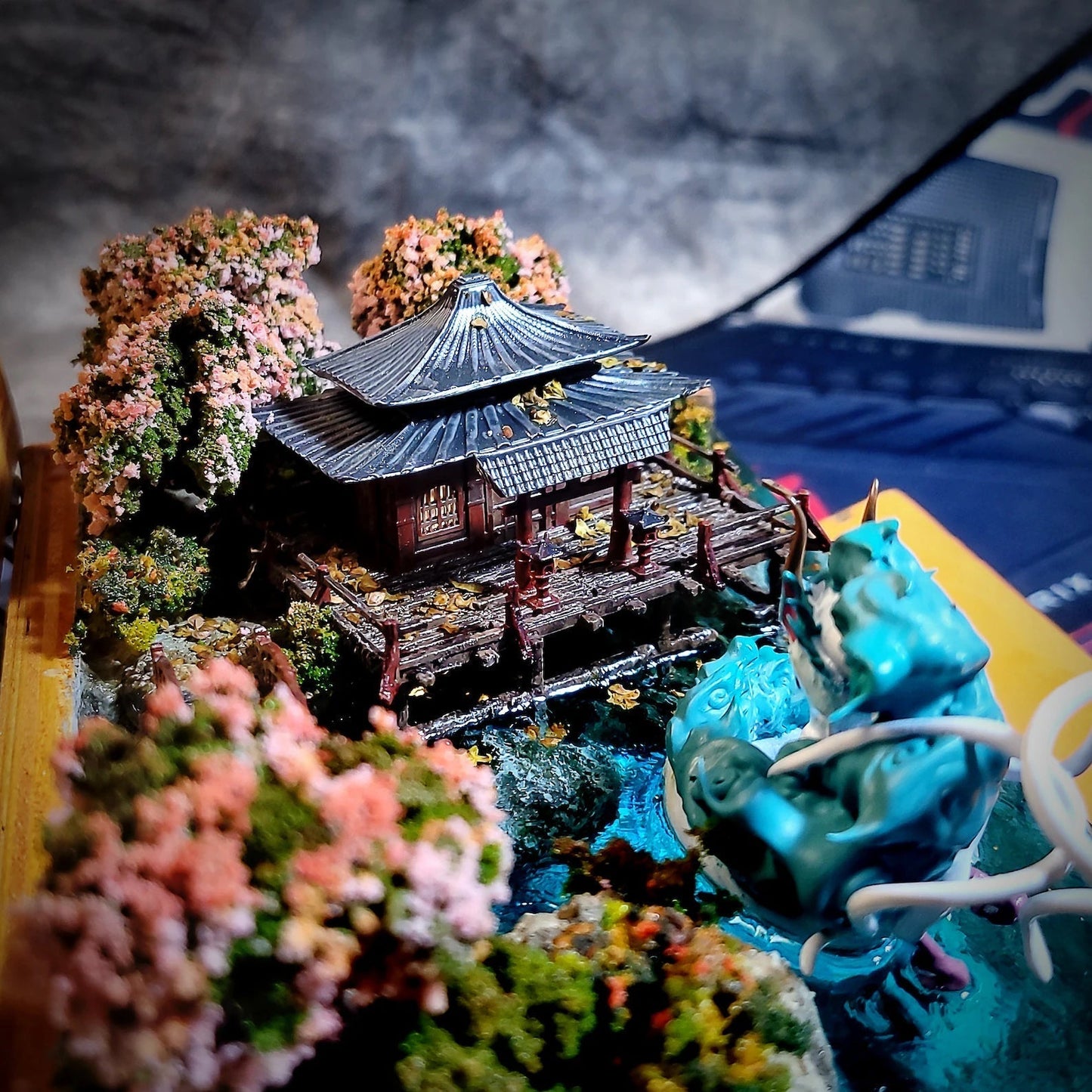 Dragon Haku Ghibli Japan Temp Diorama Treasure Mistery Box Gift