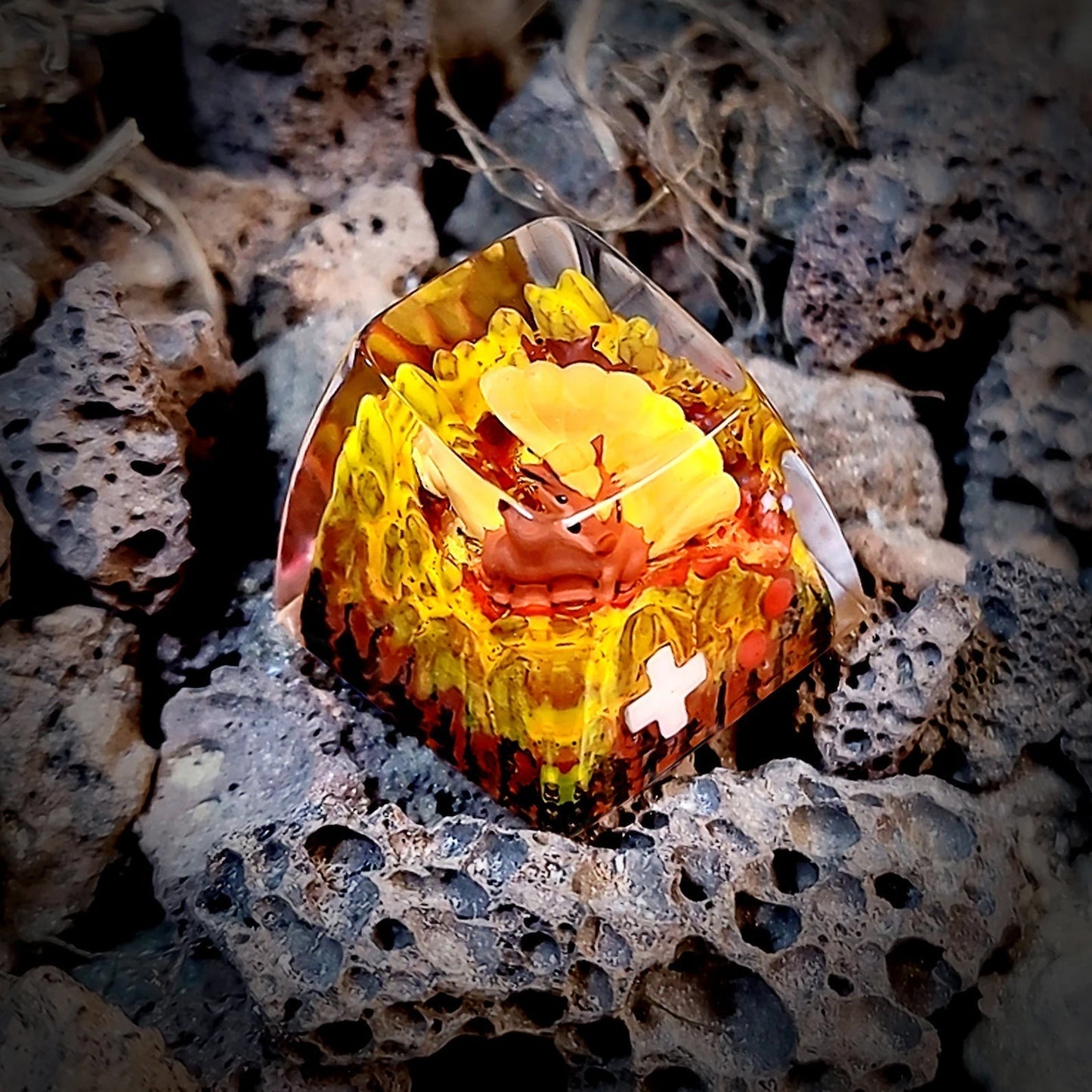 Pokemon Vulpix Artisan Keycaps