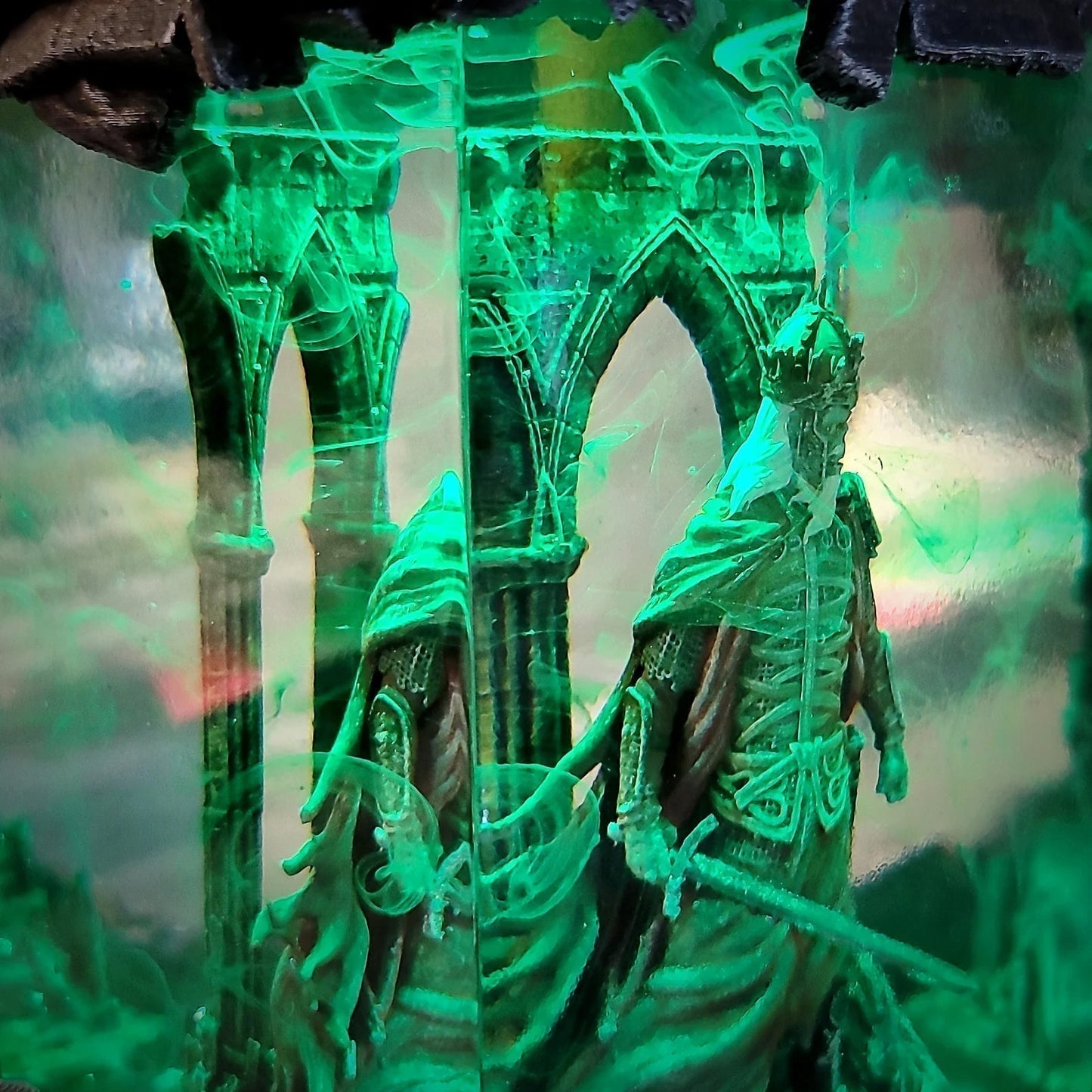 LOTR Lord Of Rings King of the Dead Rioc Diorama Epoxy Resin Lamp - ArtFIGU