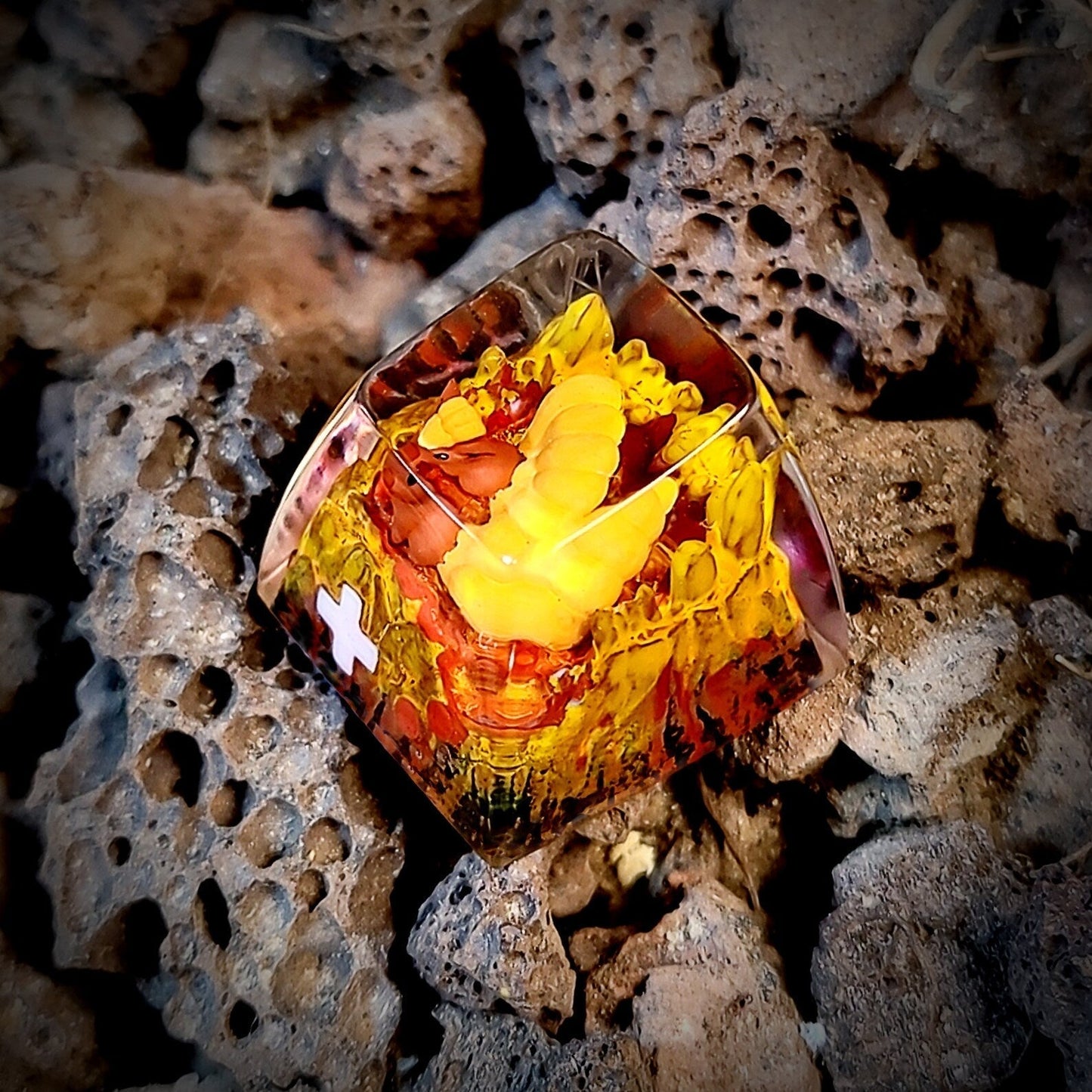 Pokemon Vulpix Artisan Keycaps