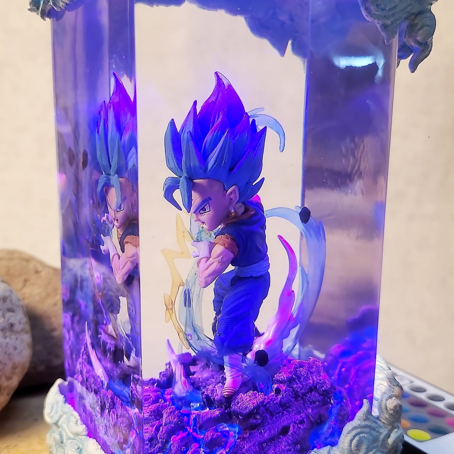 Dragon Ball Gogeta Chibi Diorama Wireless Lights