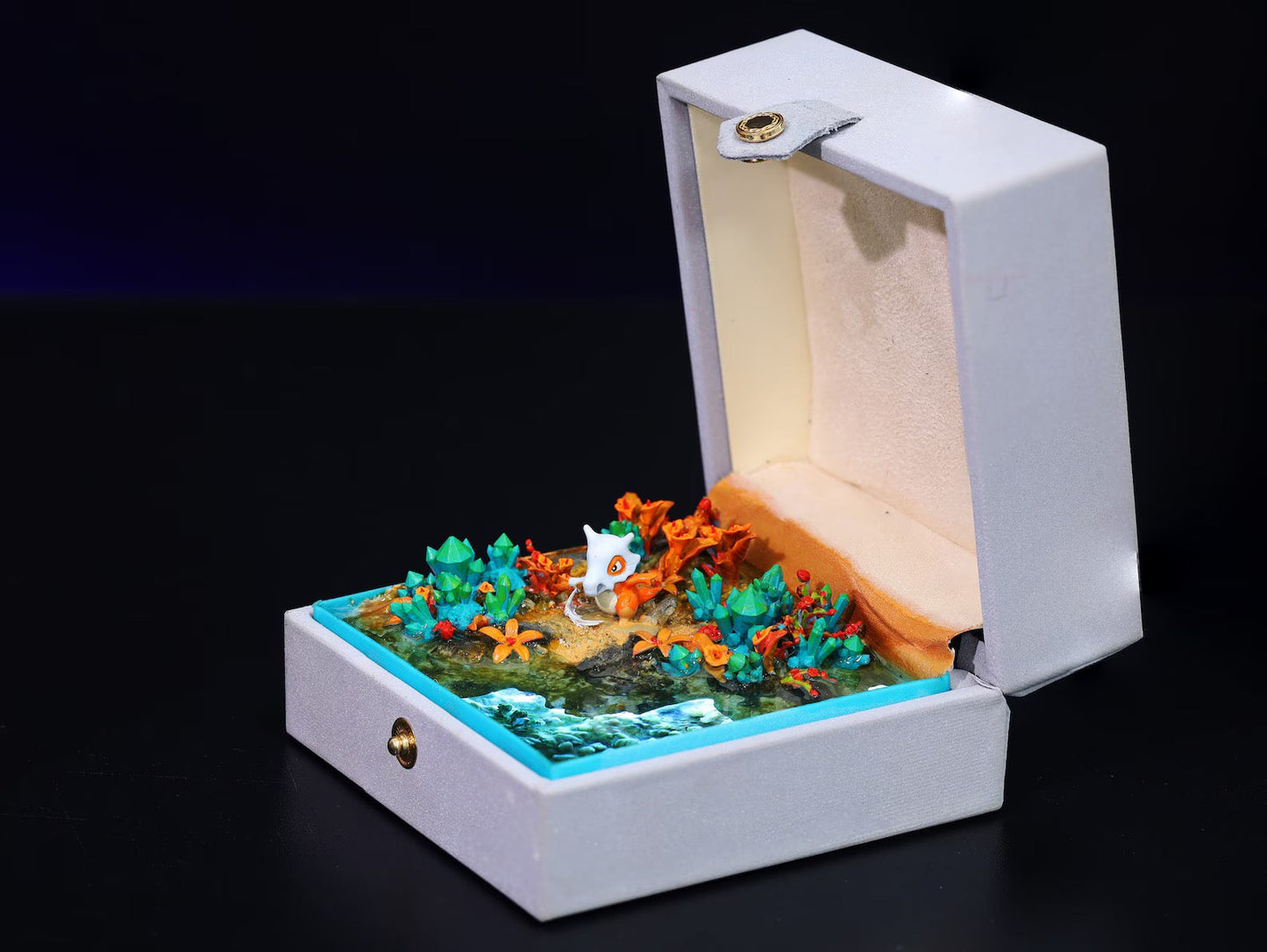 Pokemon Cubone Garagara Island Diorama Treasure Mistery Box Gift