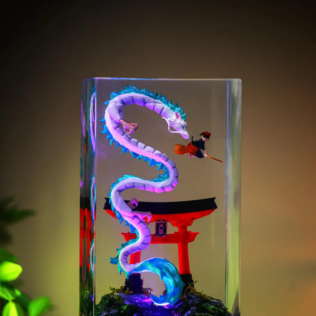 Haku and Kiki Ghibli Spirited Away