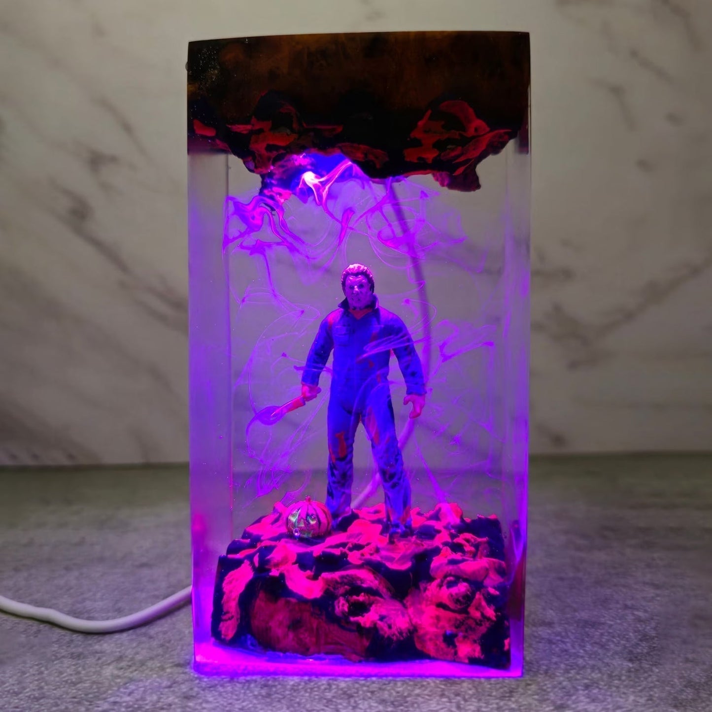 Michael Myers Halloween Epoxy Resin Lamp - ArtFIGU