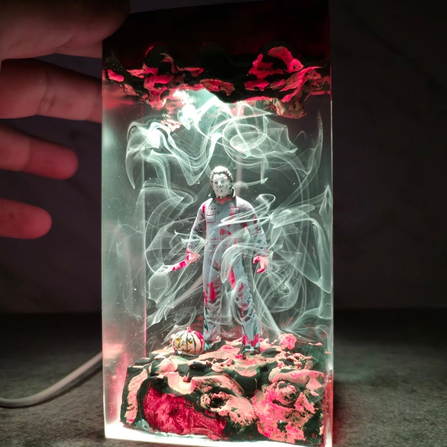 Michael Myers Halloween Epoxy Resin Lamp - ArtFIGU