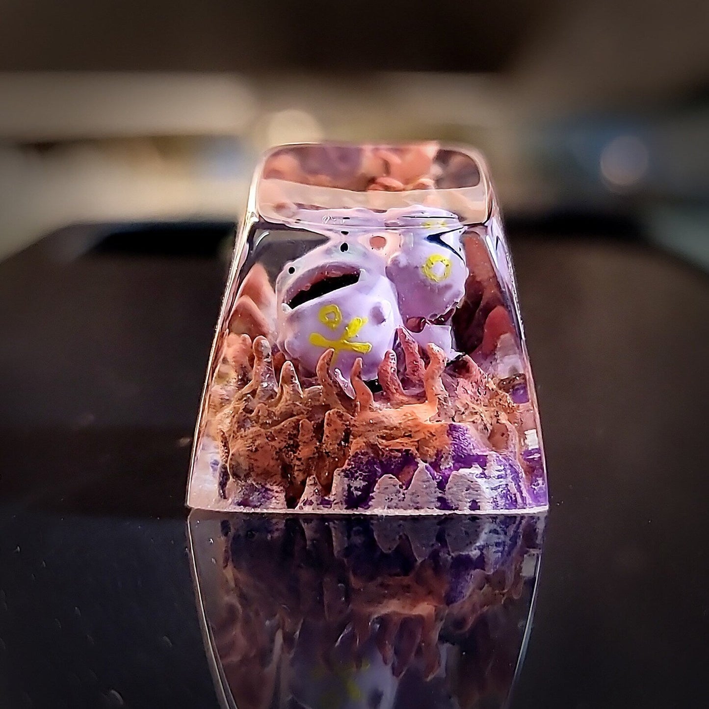 Pokemon Weezing Artisan Keycaps