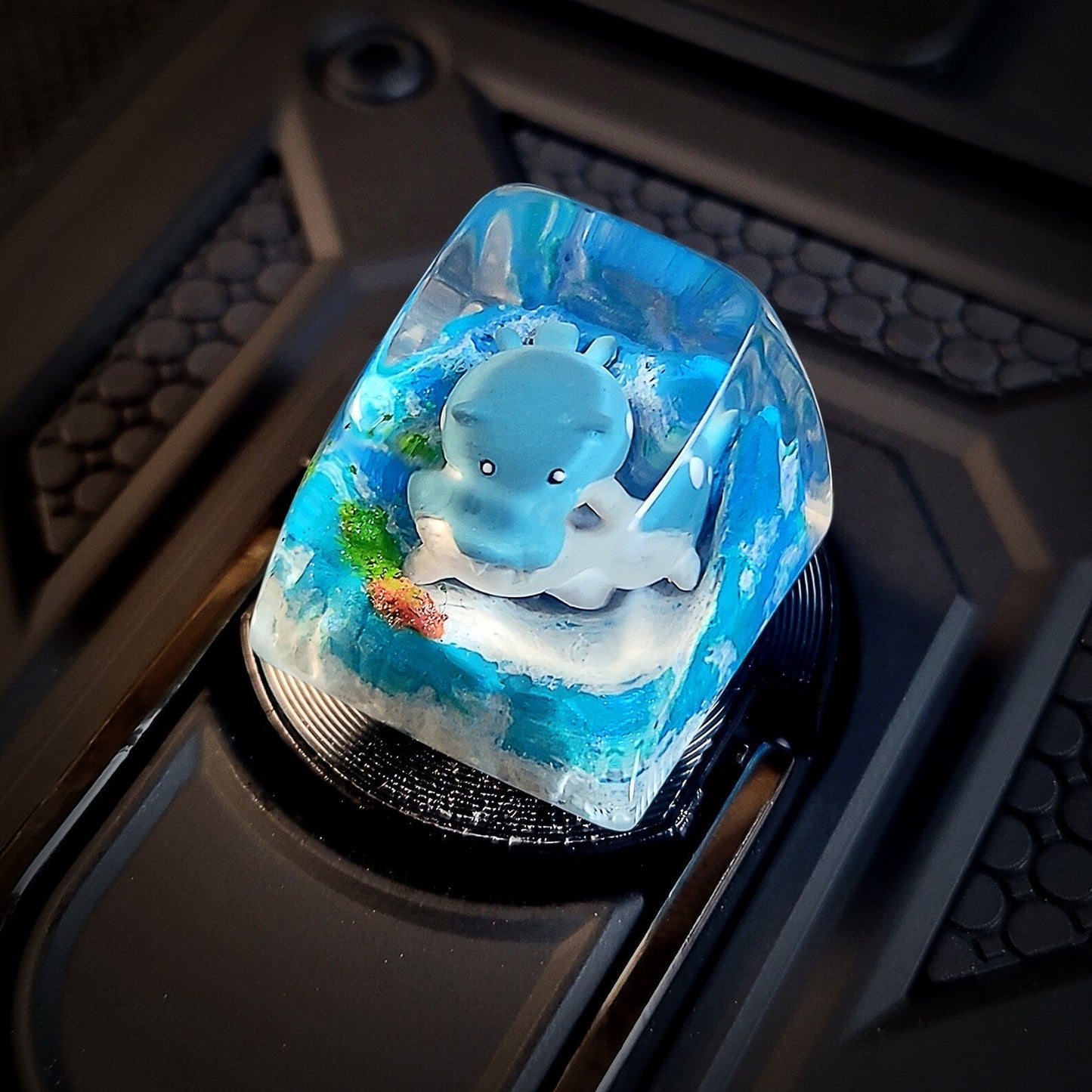 Pokemon Spheal Artisan Keycaps