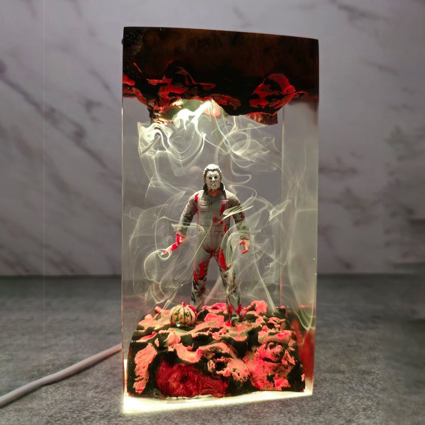 Michael Myers Halloween Epoxy Resin Lamp - ArtFIGU