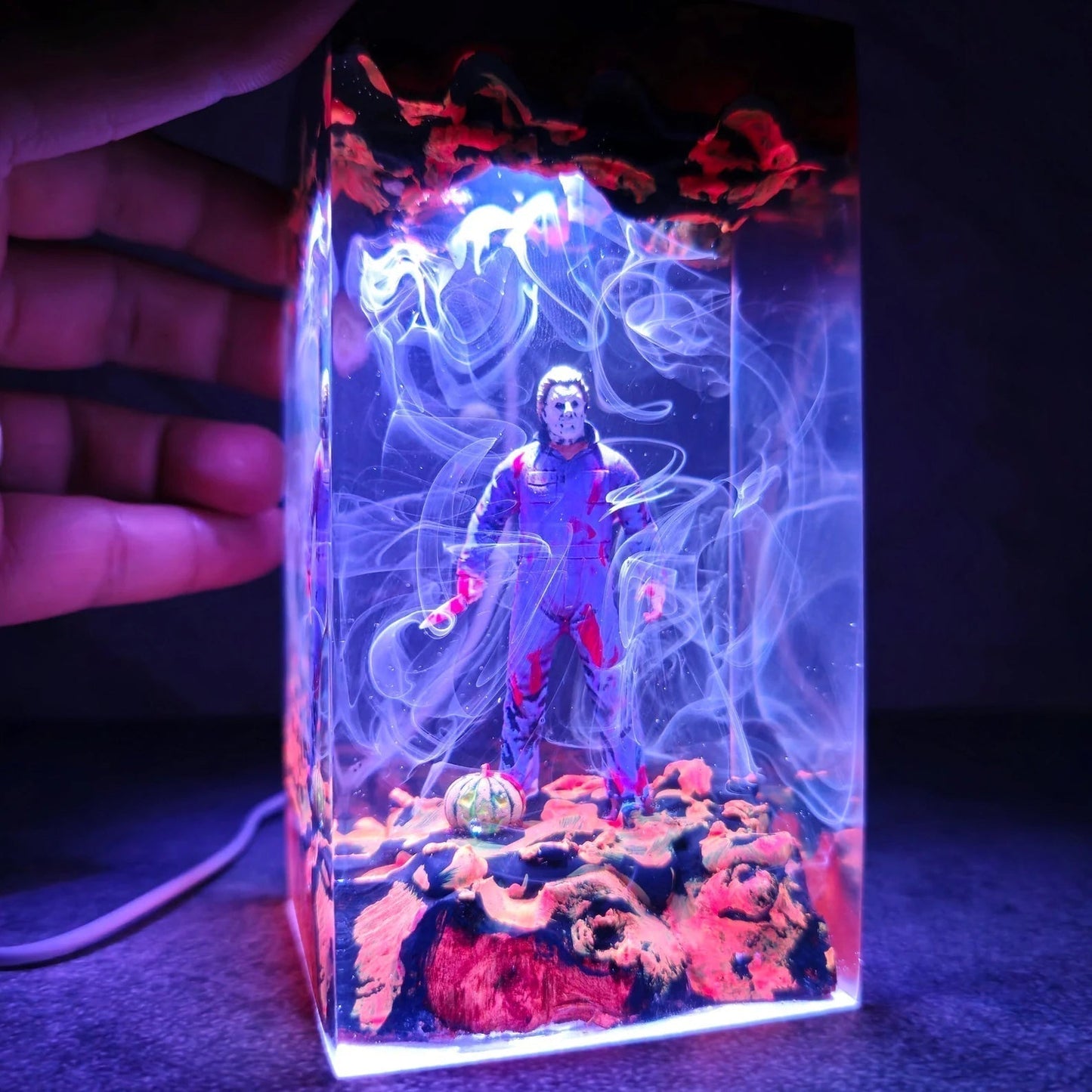 Michael Myers Halloween Epoxy Resin Lamp - ArtFIGU