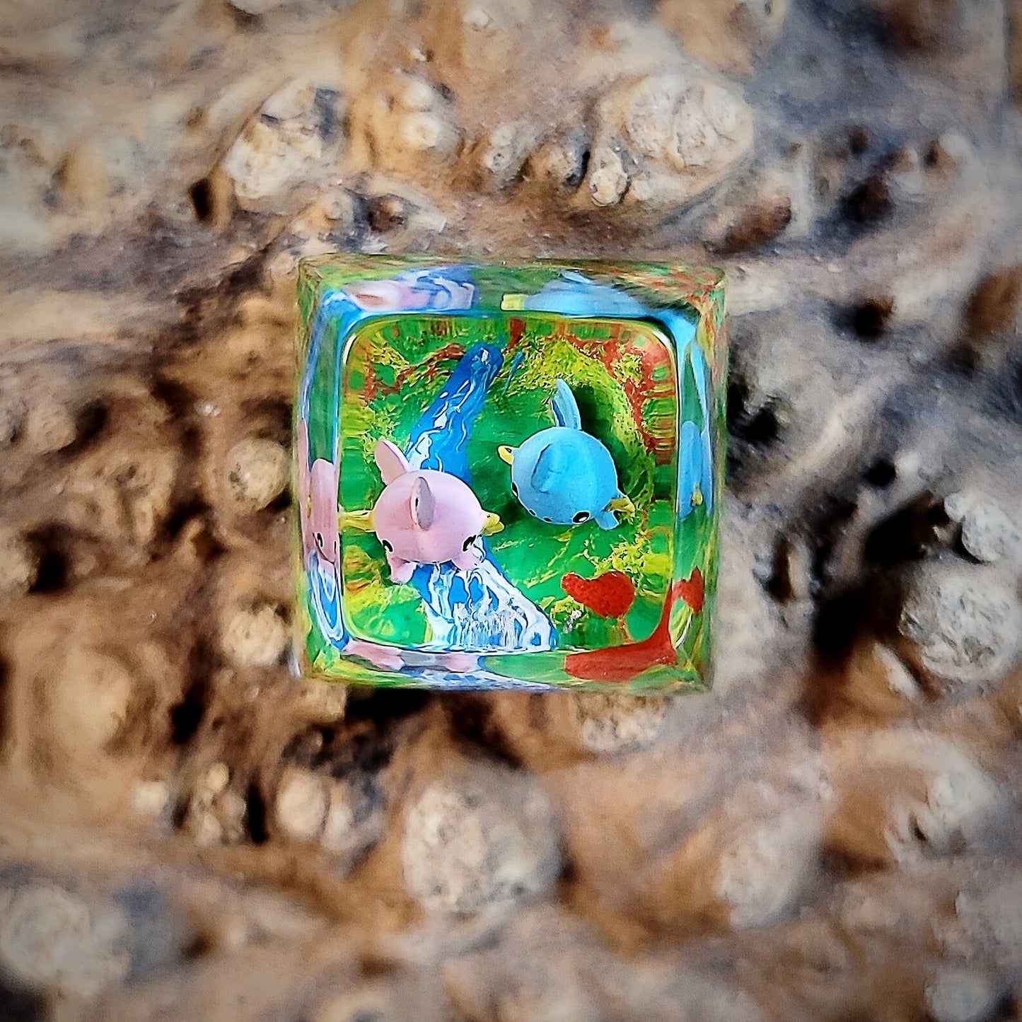 Pokemon Mudkip Shiny Mudkip Artisan Keycaps