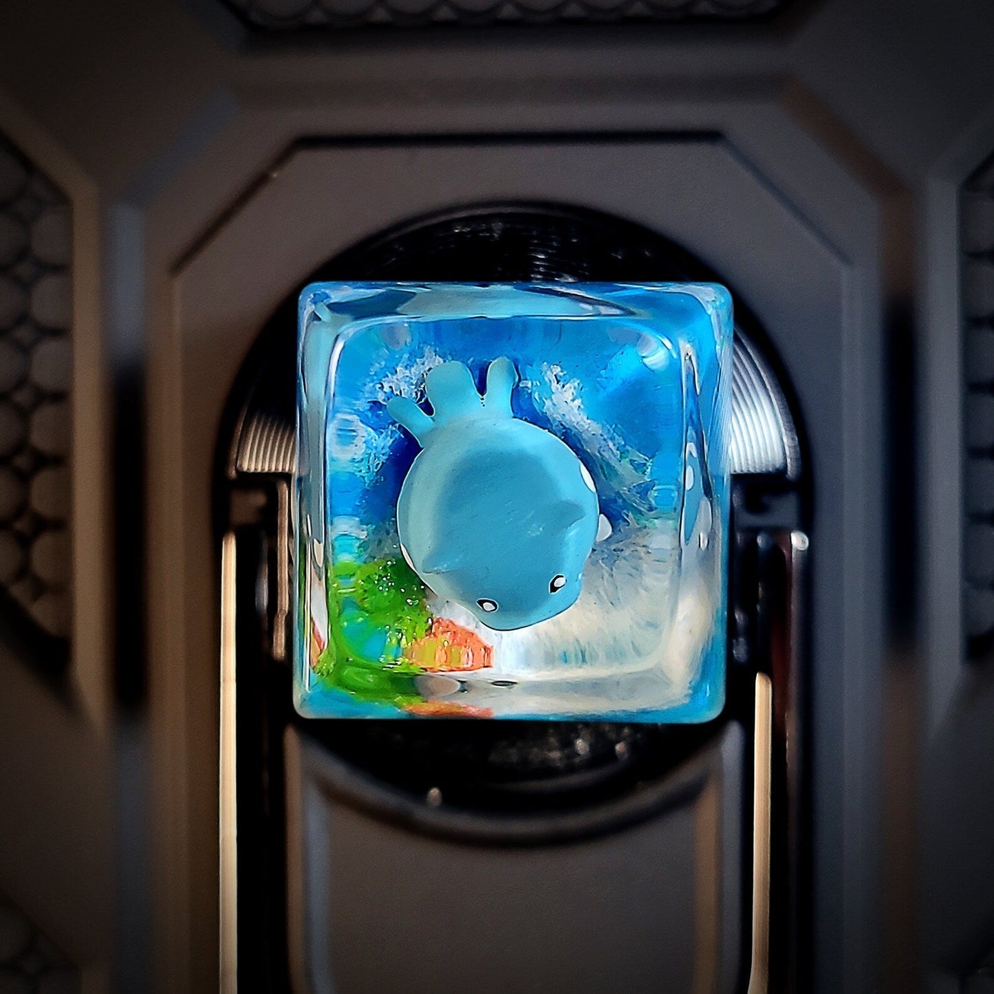 Pokemon Spheal Artisan Keycaps