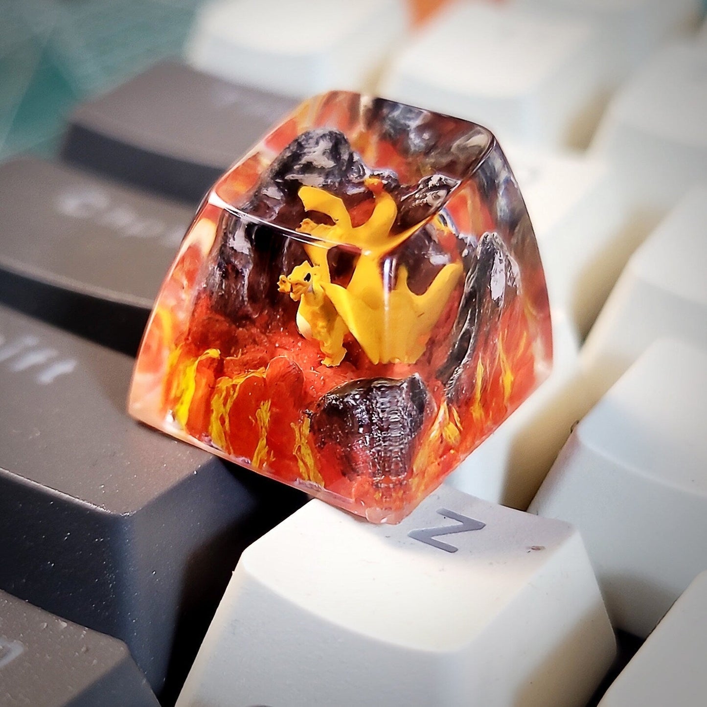 Pokemon Charizard 2.0 Artisan Keycaps