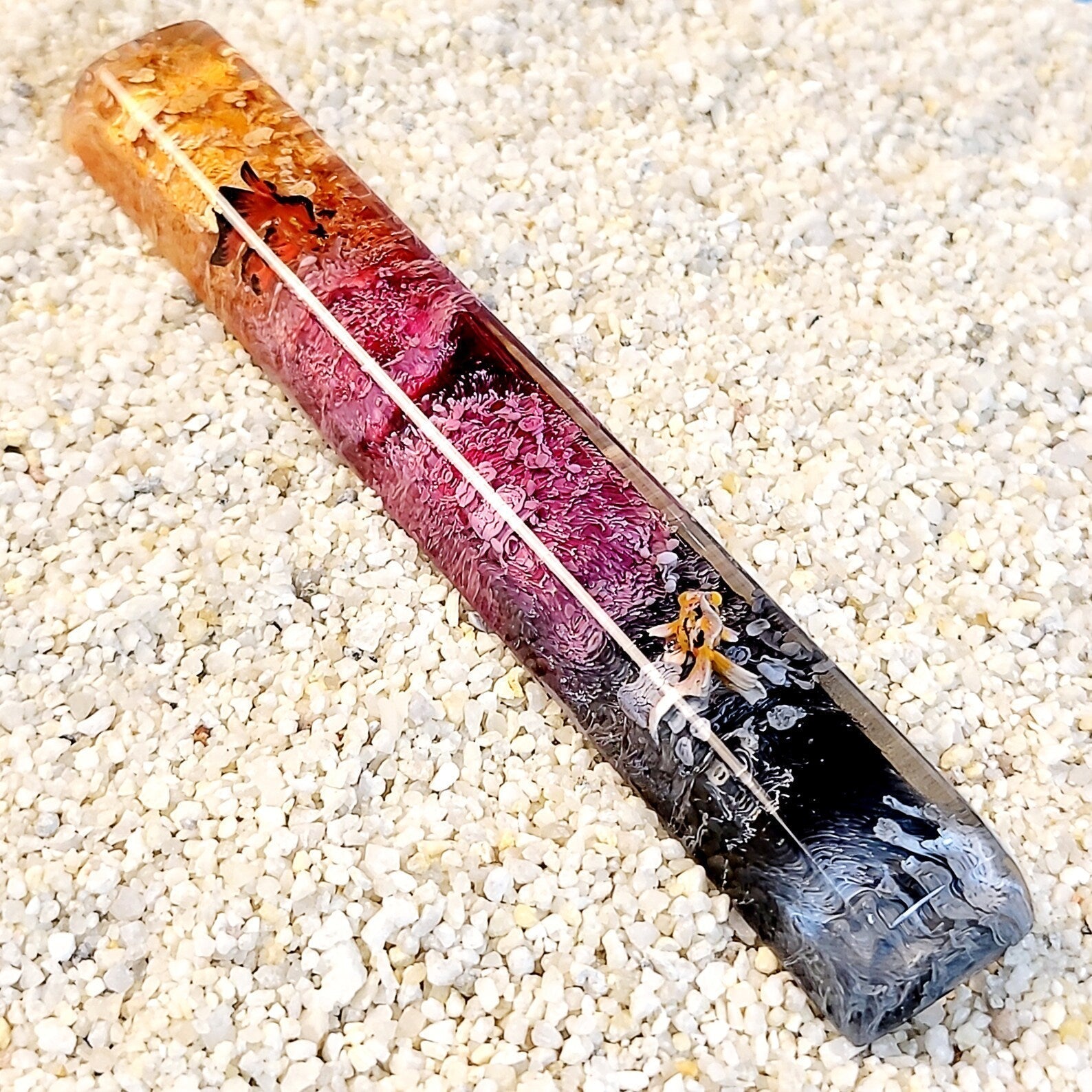 Golden Fish Spacebar Artisan Keycaps Epoxy Resin - ArtFIGU