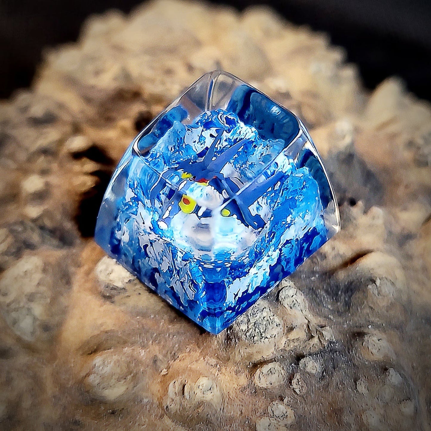 Pokemon Garchomp Artisan Keycaps