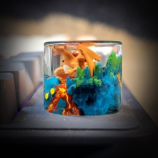 Pokemon Charizard Keyboard Knob Artisan Keycaps