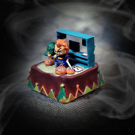 Chucky Halloween Artisan Keycaps Epoxy Resin - ArtFIGU