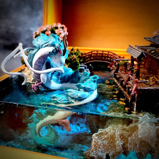 Dragon Haku Ghibli Japan Temp Diorama Treasure Mistery Box Gift