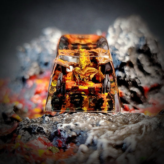 LOTR Lord Of Rings Balrog Artisan Keycaps Epoxy Resin - ArtFIGU