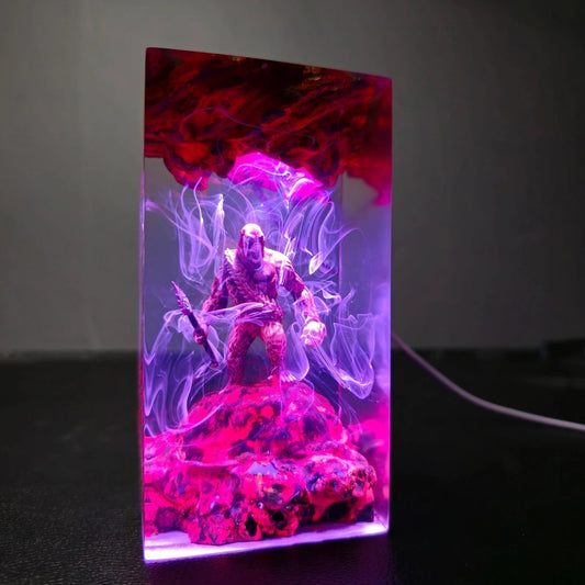 Godzilla X Kong Skar King Epoxy Resin Lamp - ArtFIGU