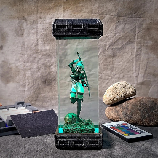 Nier Automata Diorama Epoxy Resin Lamp - ArtFIGU