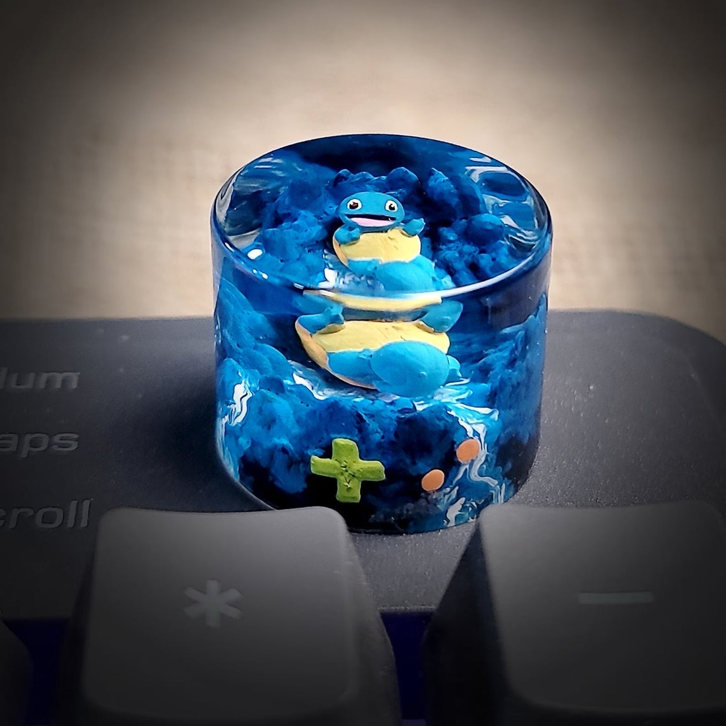 Pokemon Squirtle Keyboard Knob Artisan Keycaps