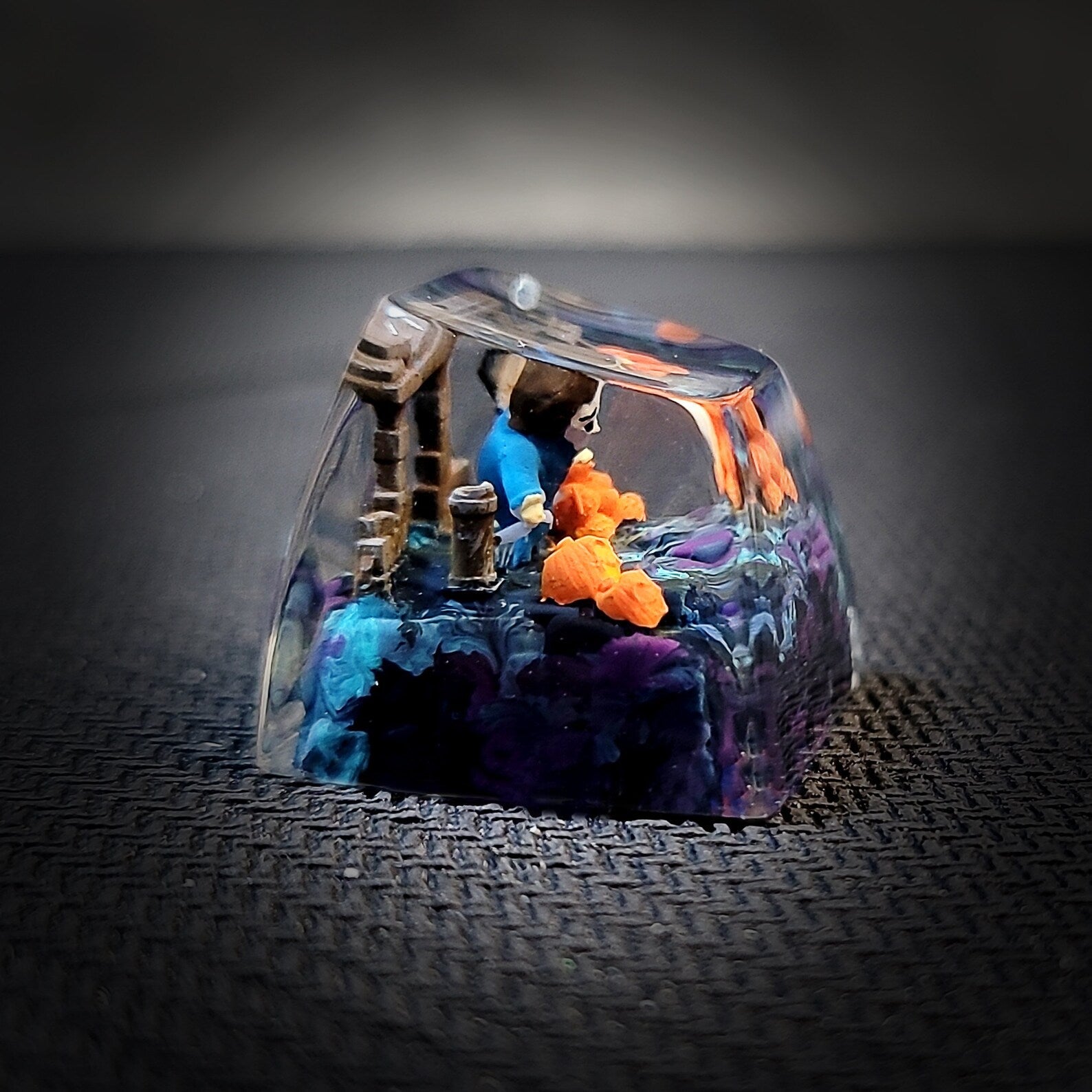 Michael Myers Halloween Artisan Keycaps Epoxy Resin - ArtFIGU