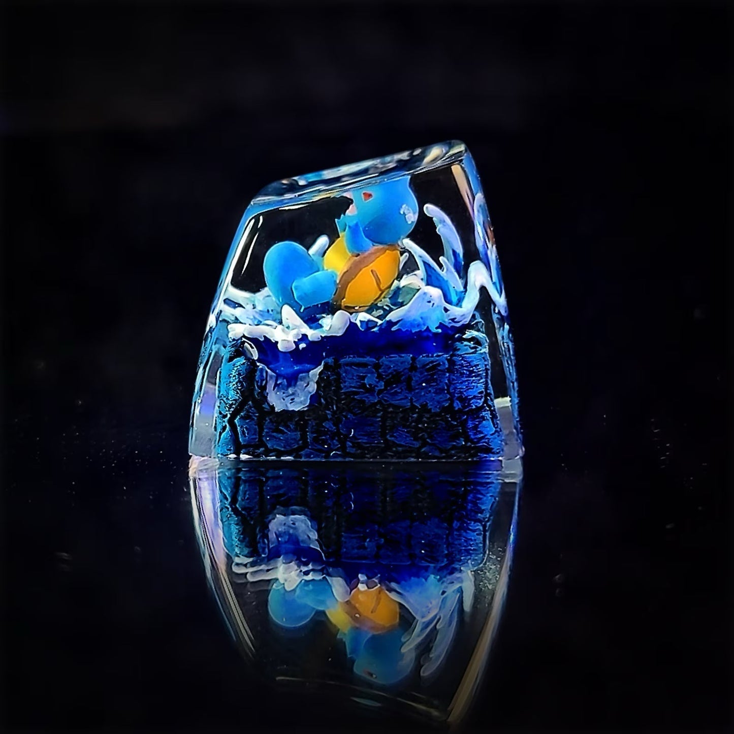 Pokemon Squirtle Artisan Keycaps