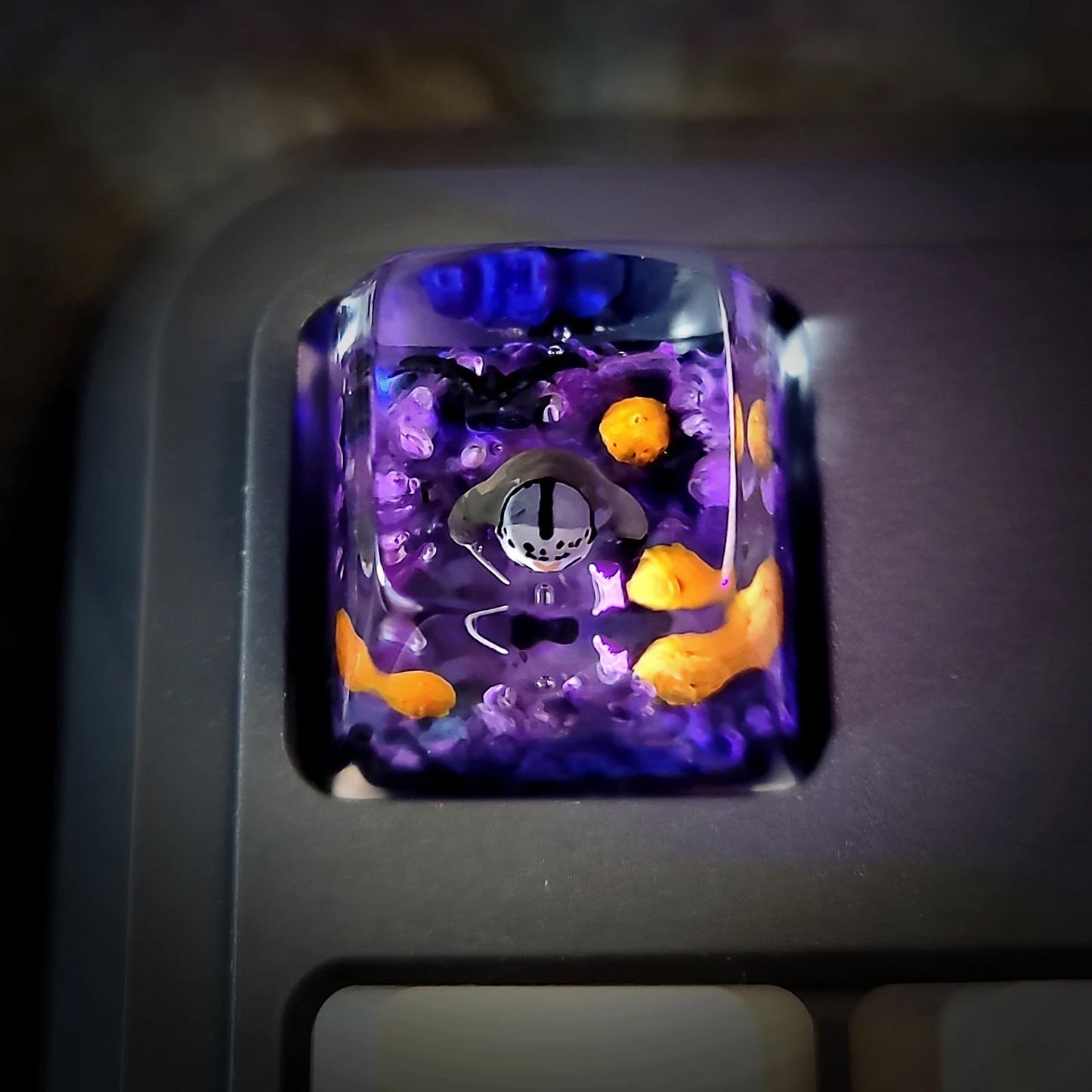 Friday the 13th Jason Voorhees Halloween Artisan Keycaps Epoxy Resin - ArtFIGU