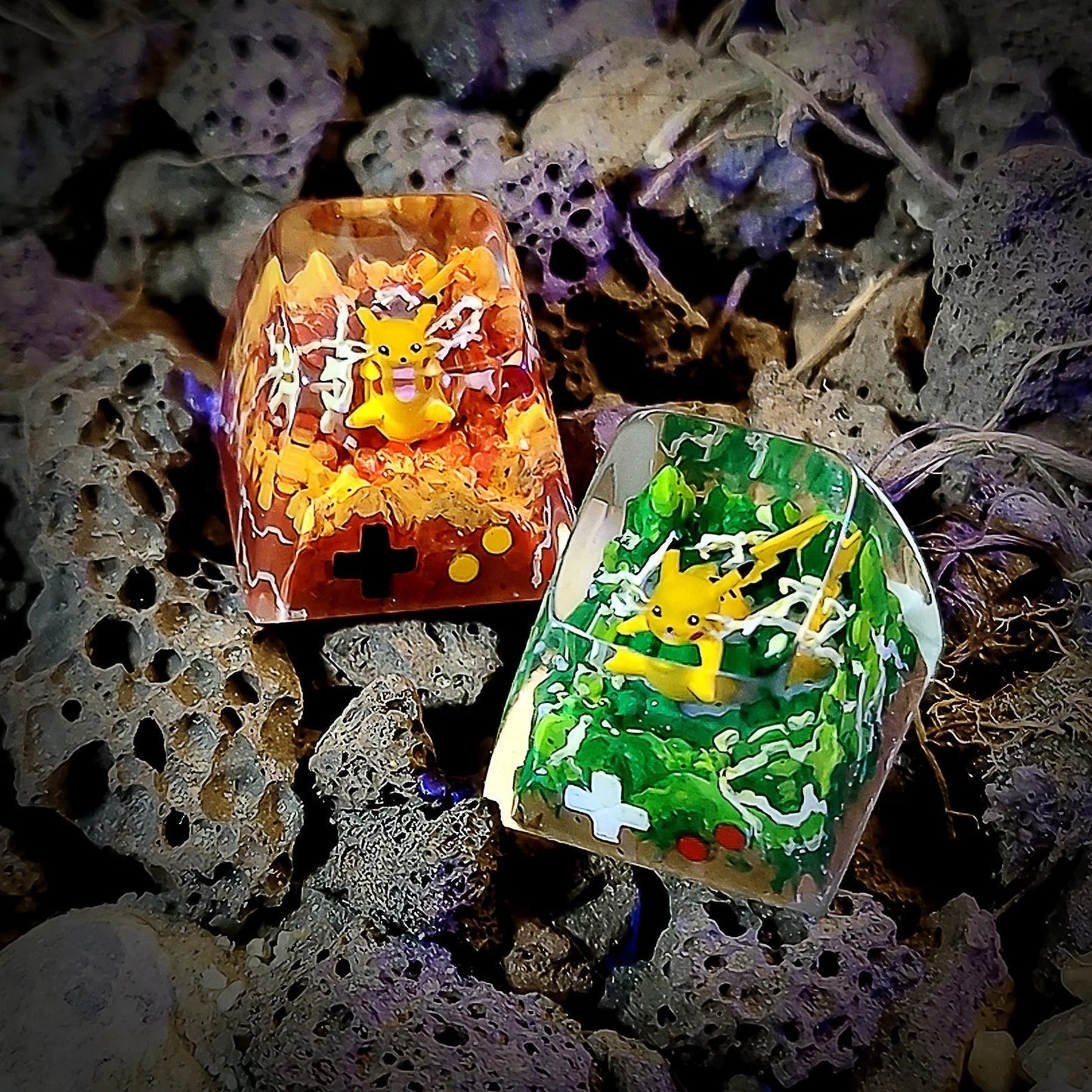 Pokemon Pikachu Artisan Keycaps