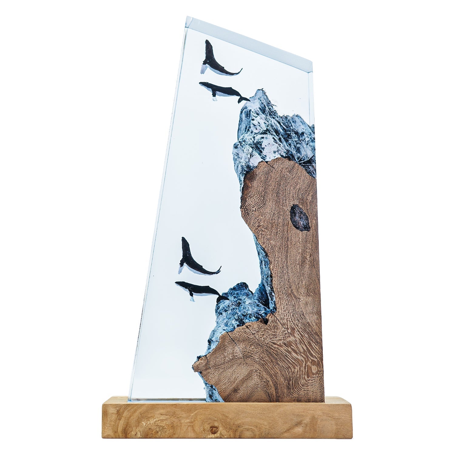 Humpback Whales - High Quality Epoxy Resin Lamp - ArtFIGU