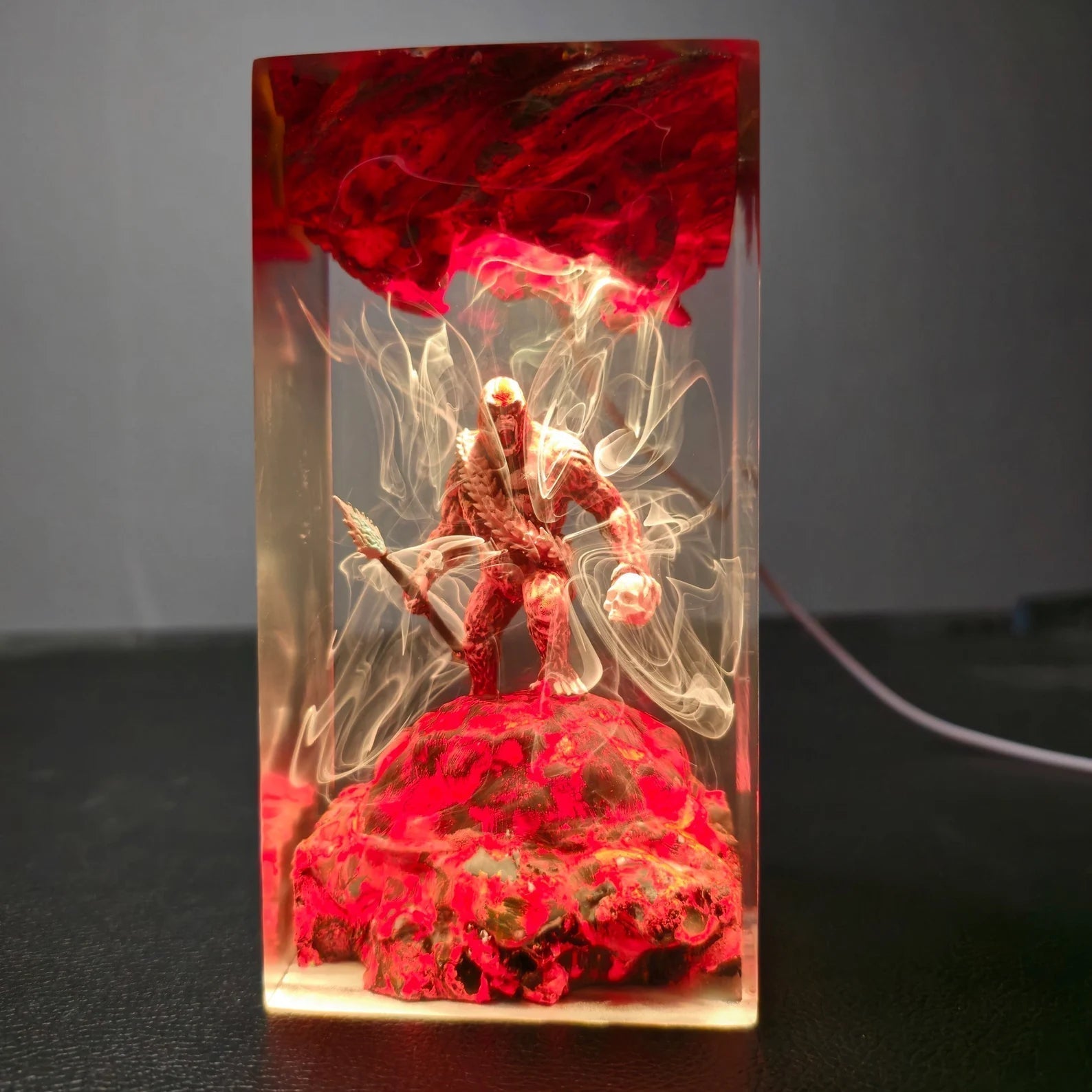 Godzilla X Kong Skar King Epoxy Resin Lamp - ArtFIGU