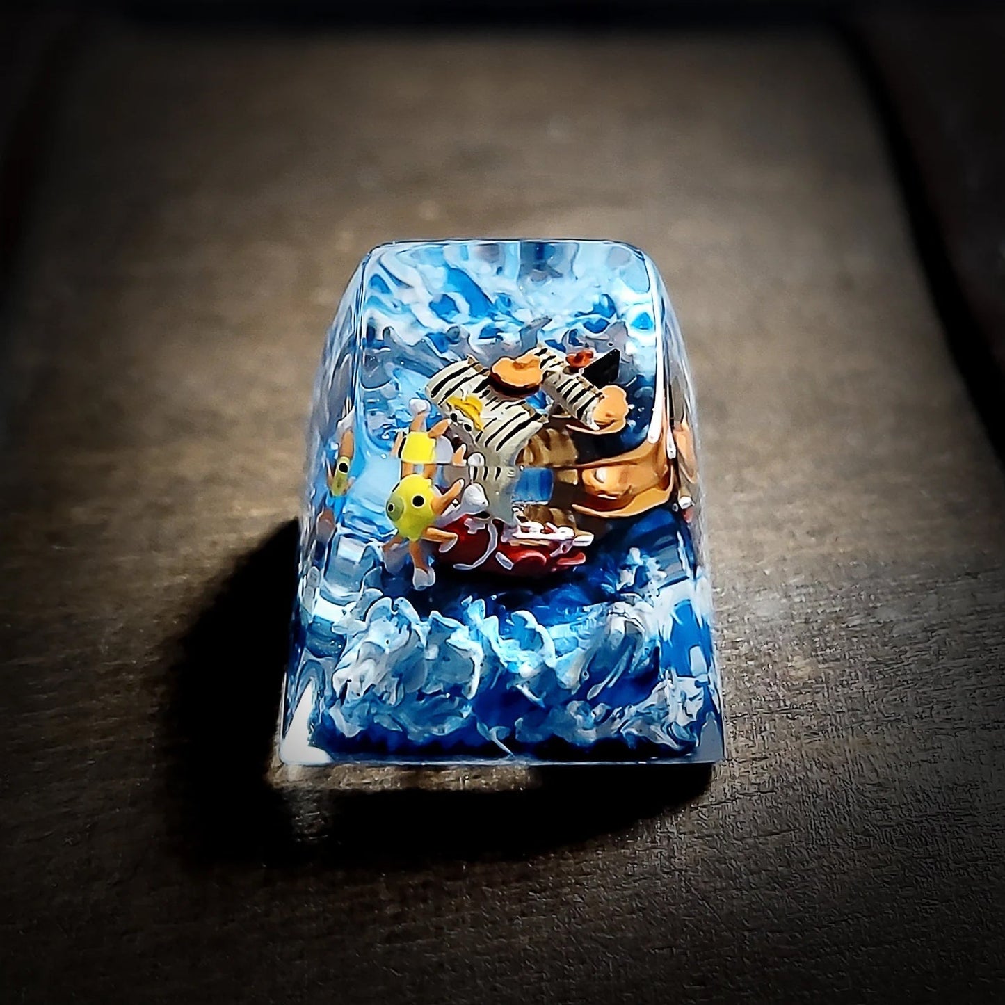 One Piece Luffy Gear Sunny Pirates Going Merry Keyboard Knob Artisan Keycaps