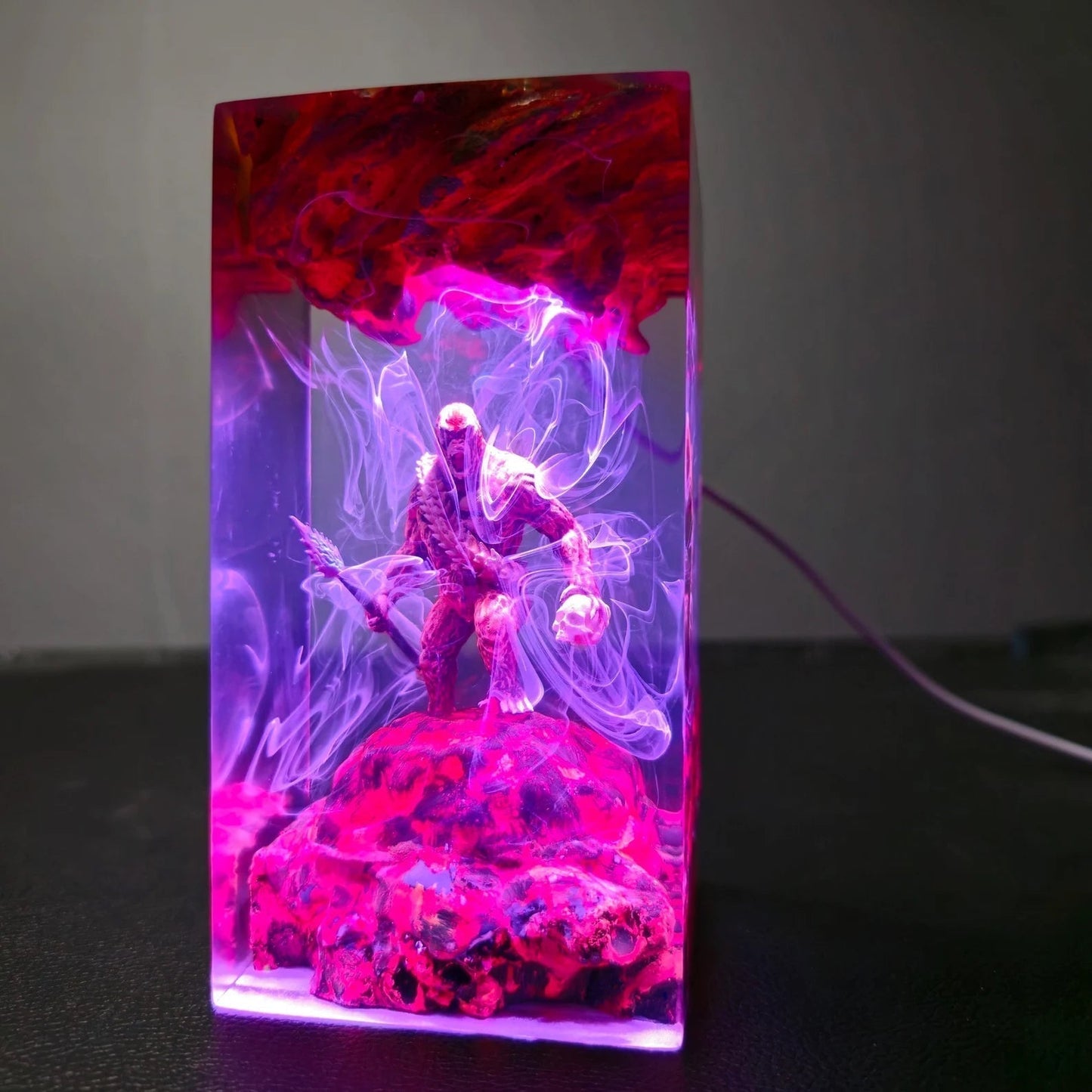 Godzilla X Kong Skar King Epoxy Resin Lamp - ArtFIGU