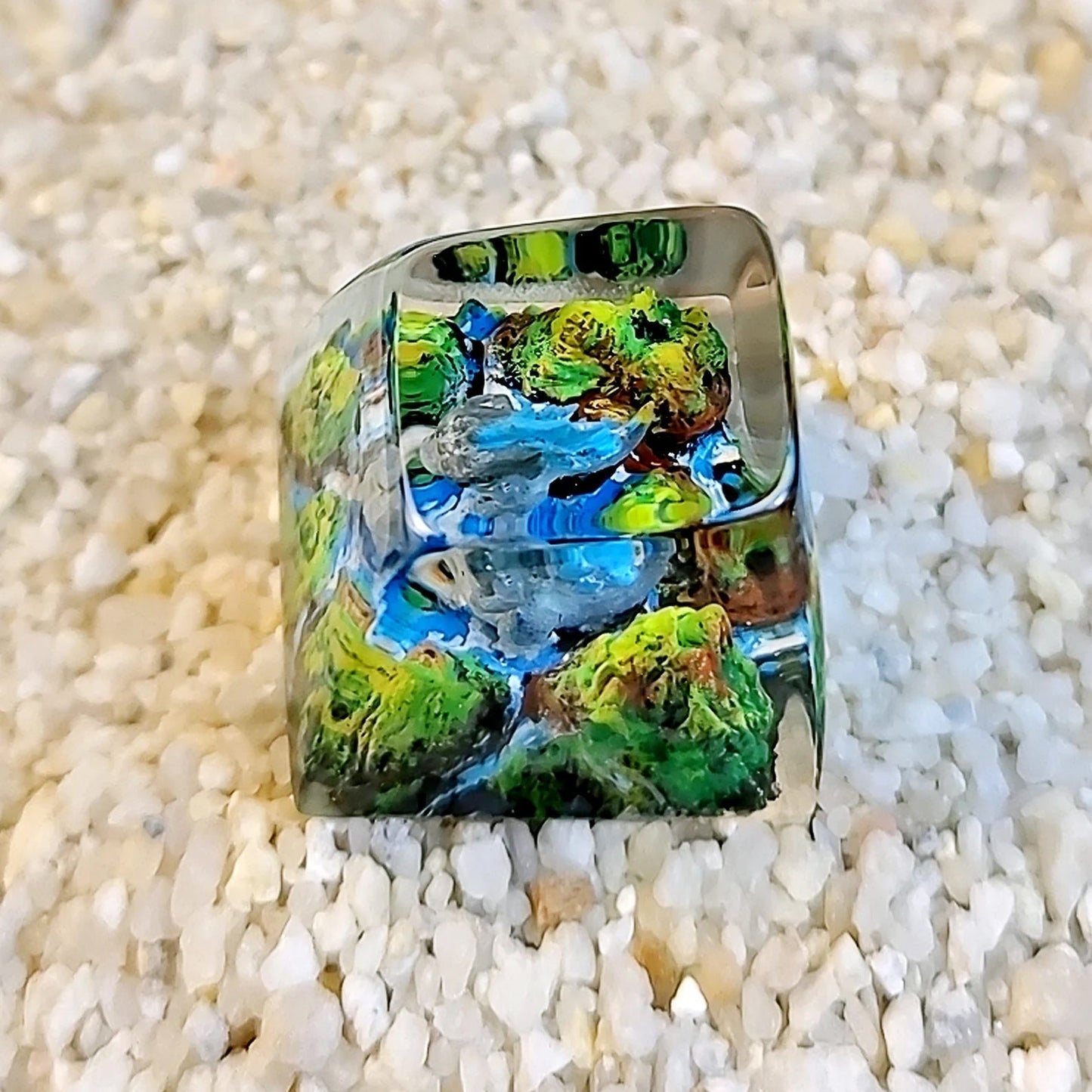 Godzilla Chibi Skull Island Artisan Keycaps Epoxy Resin - ArtFIGU