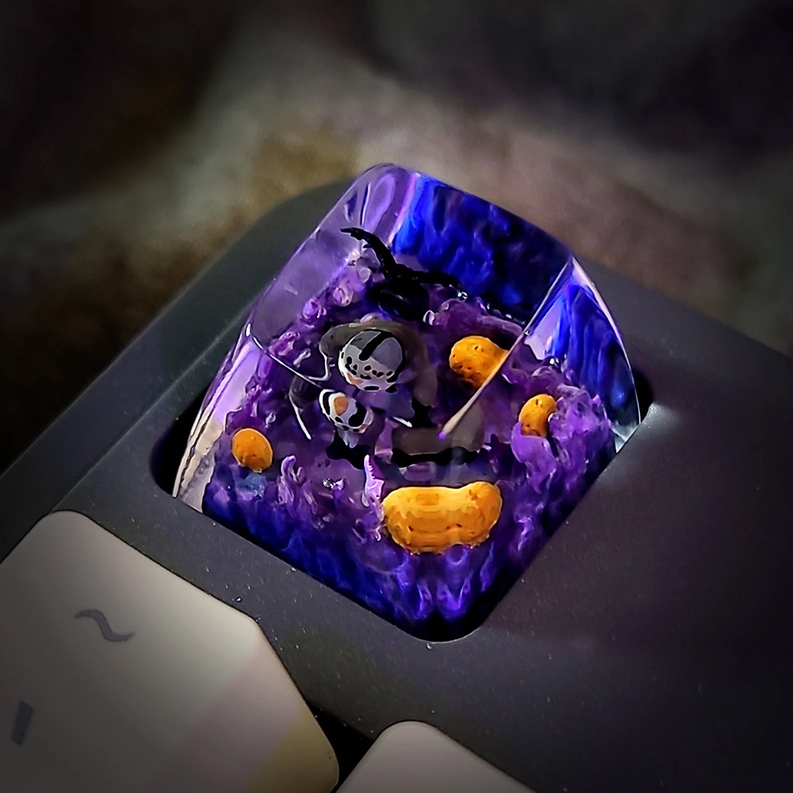 Friday the 13th Jason Voorhees Halloween Artisan Keycaps Epoxy Resin - ArtFIGU