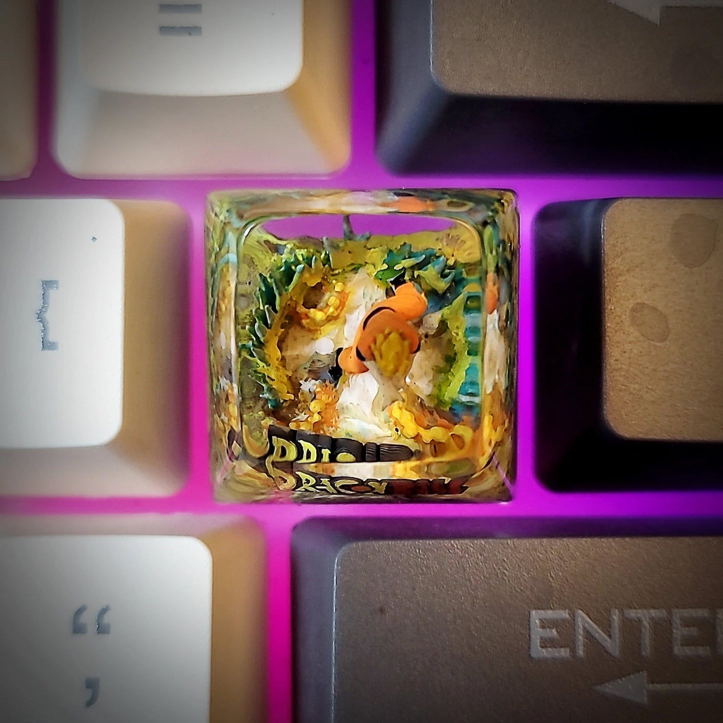 Dragon Ball Goku Artisan Keycaps