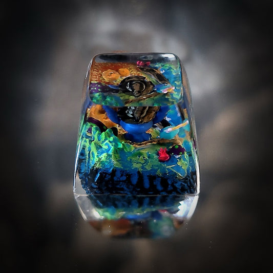 Lilo & Stitch Halloween Artisan Keycaps Epoxy Resin - ArtFIGU