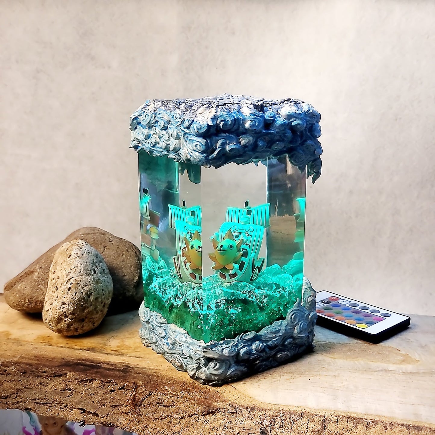 Sunny Pirates One Piece Diorama Epoxy Resin Lamp - ArtFIGU