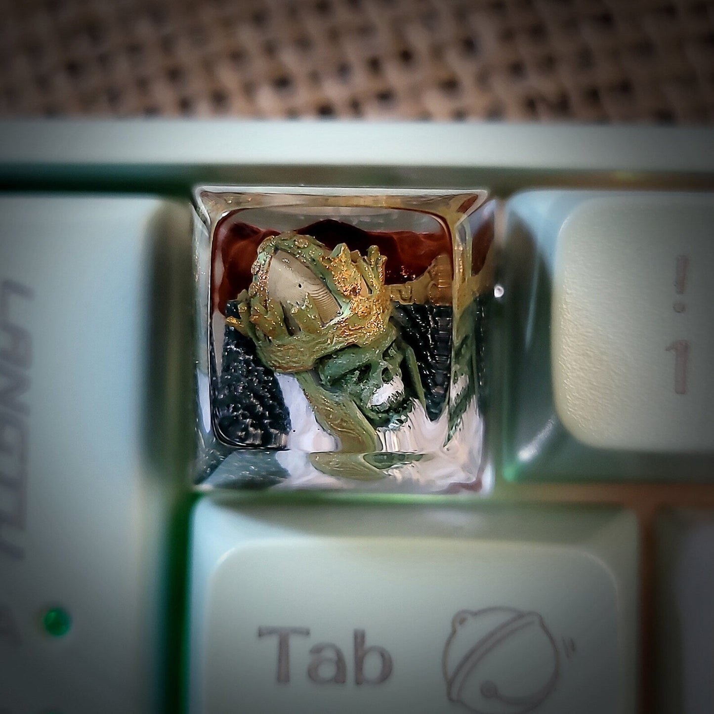 LOTR Lord Of Rings King Of The Dead Rioc Artisan Keycaps Epoxy Resin - ArtFIGU