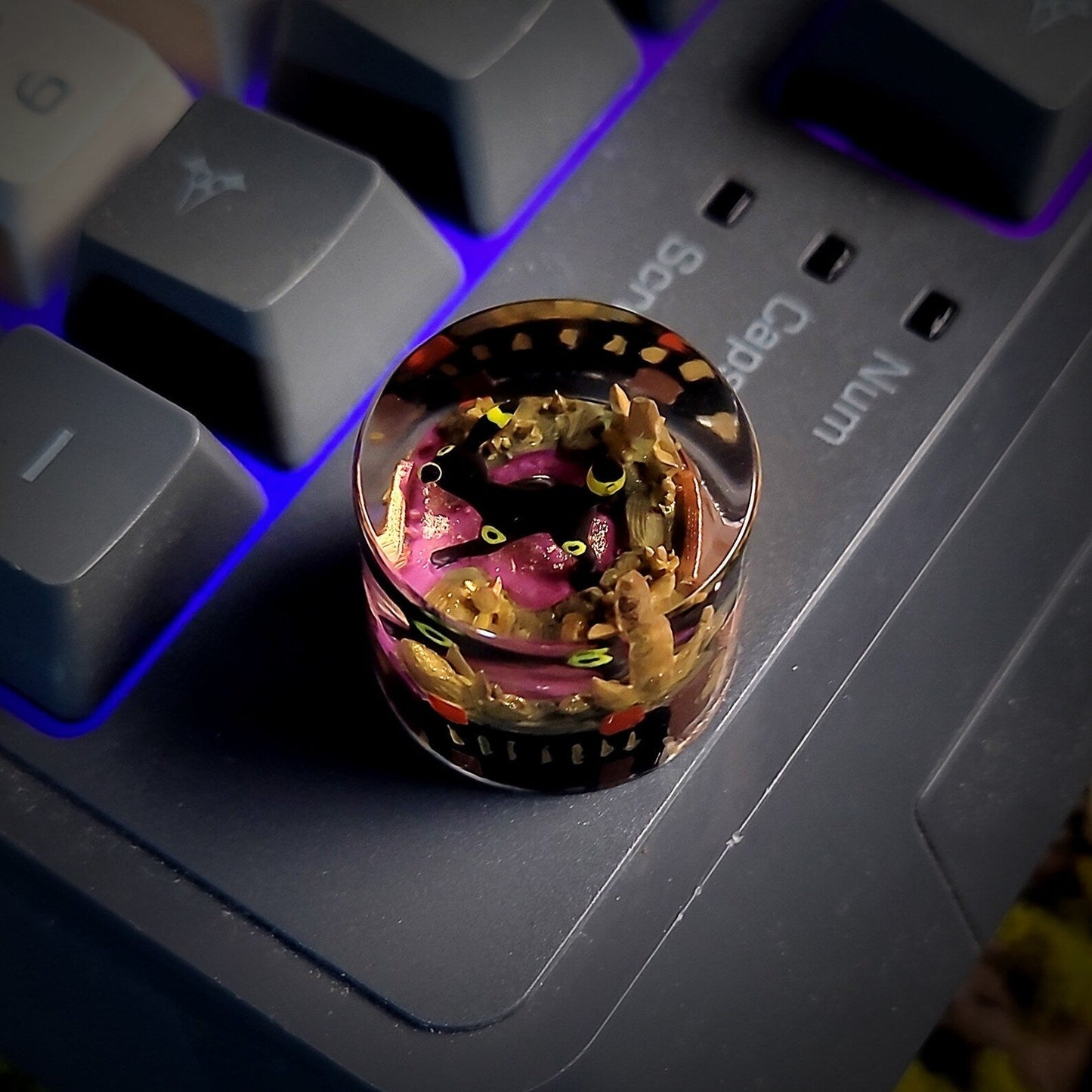 Pokemon Umbreon Keyboard Knob Artisan Keycaps