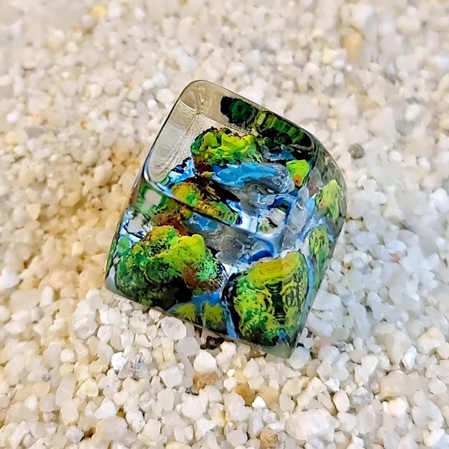 Godzilla Chibi Skull Island Artisan Keycaps Epoxy Resin - ArtFIGU