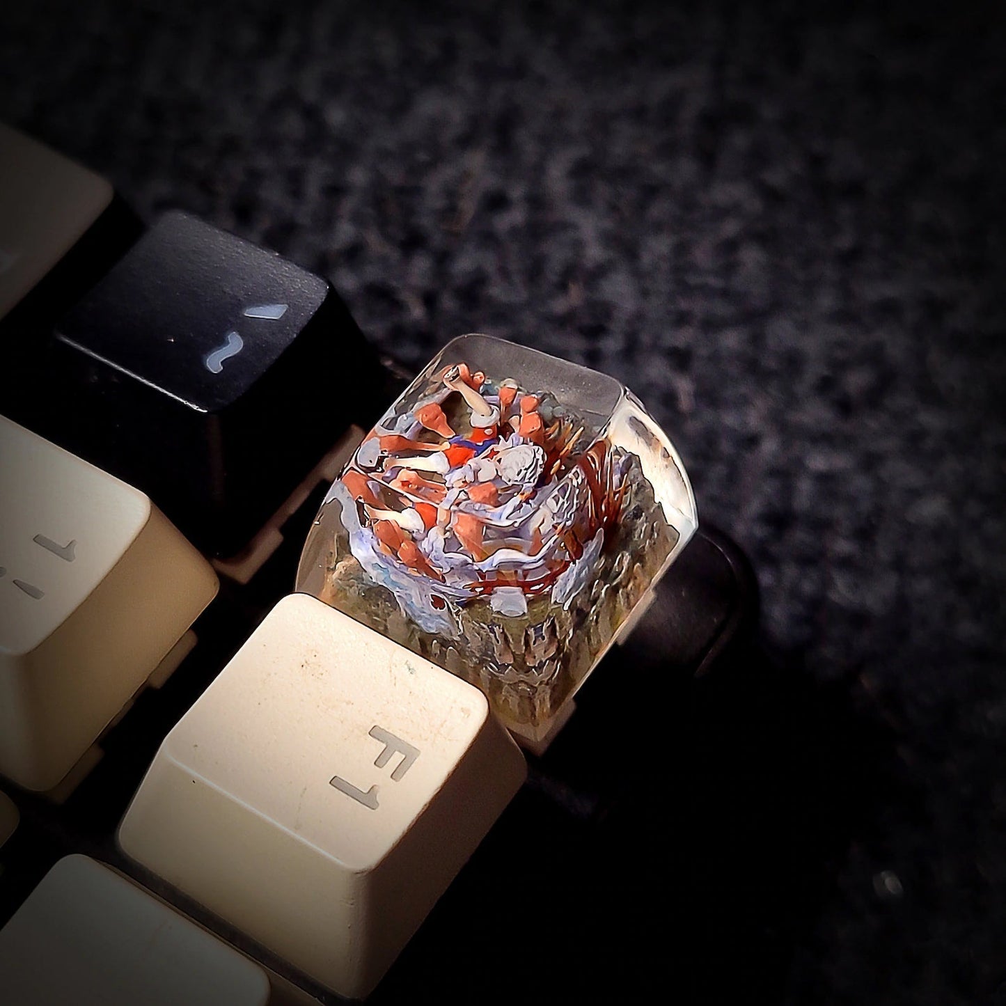 One Piece Luffy Gear Sunny Pirates Going Merry Keyboard Knob Artisan Keycaps