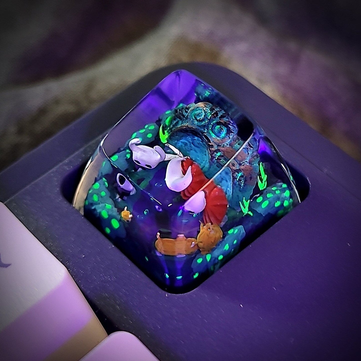 Hollow Knight Hornet Halloween Artisan Keycaps Epoxy Resin - ArtFIGU