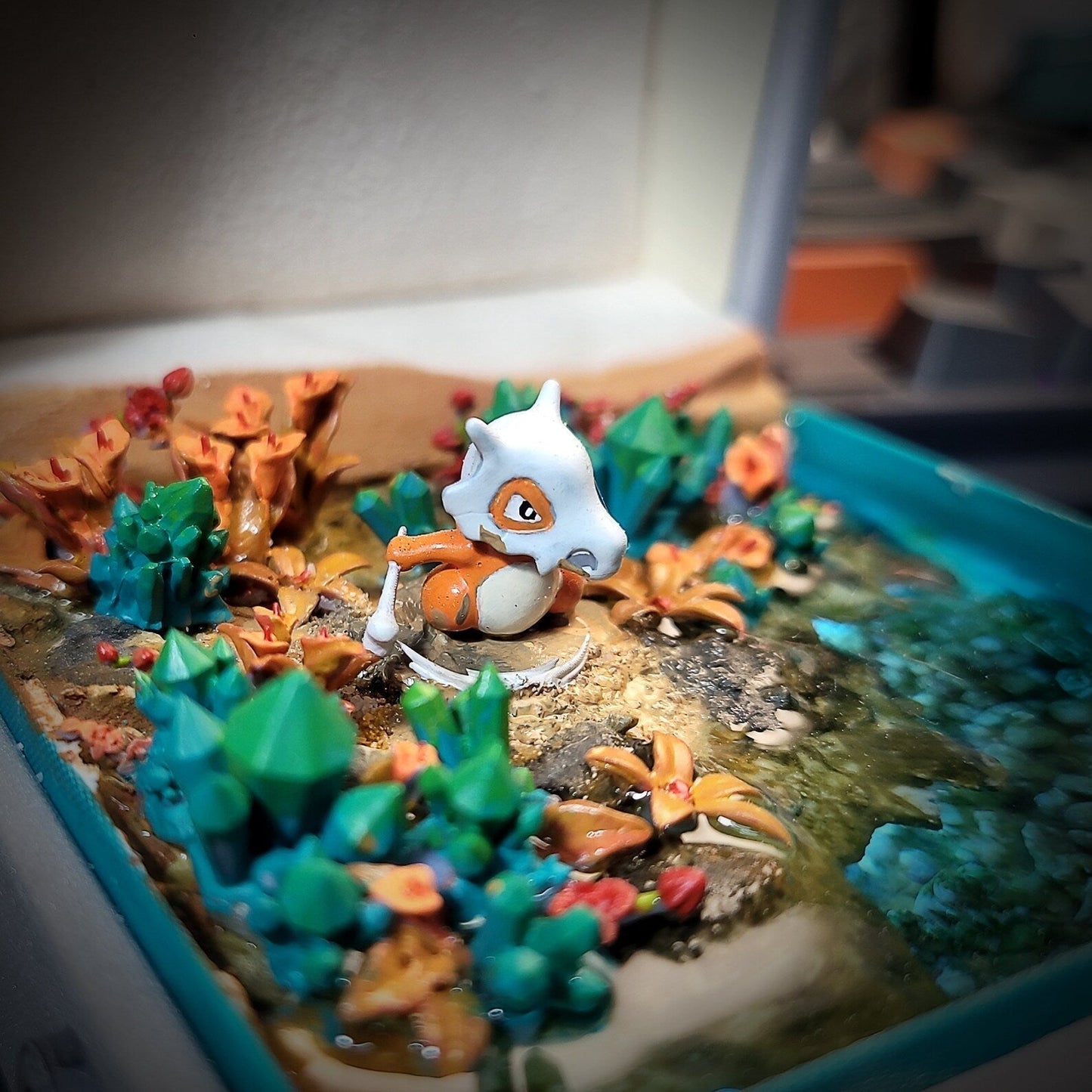 Pokemon Cubone Garagara Island Diorama Treasure Mistery Box Gift