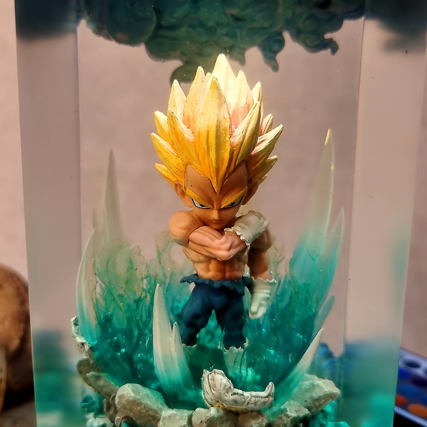 Dragon Ball Vegeta Chibi Diorama Wireless Lights